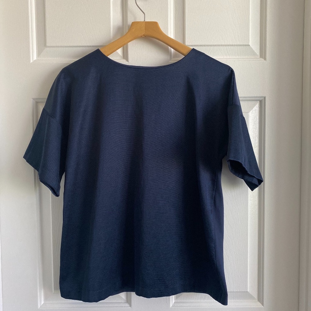 Banana Republic Mixed Texture Tunic Top